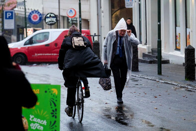 Ekkert lát á rigningunni vestanlands
