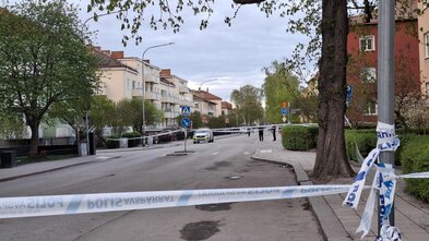 Skotinn til bana í Uppsala