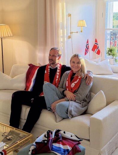 Fyrstu myndirnar af Mette-Marit eftir lungnaígræðsluna