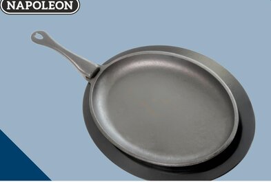 Grillpönnunum fargað