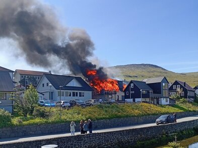Myndaði fyrstu loga Drammen-hamfaranna