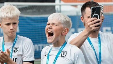 Íslenska víkingaklappið lifir: FH-strákarnir unnu Gothia Cup