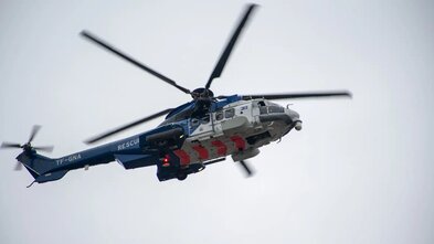 Þyrla Landhelgisgæslunnar aðstoðar við sjúkraflutninga við Sólheimajökul