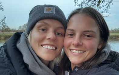 Þekktar lesbíur eiga von á barni saman